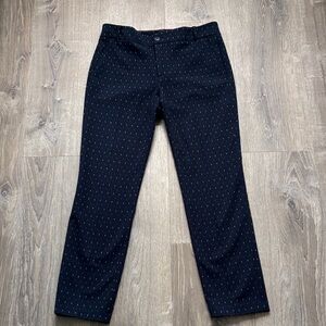 Tommy Hilfiger navy Patterned Pants size 6
